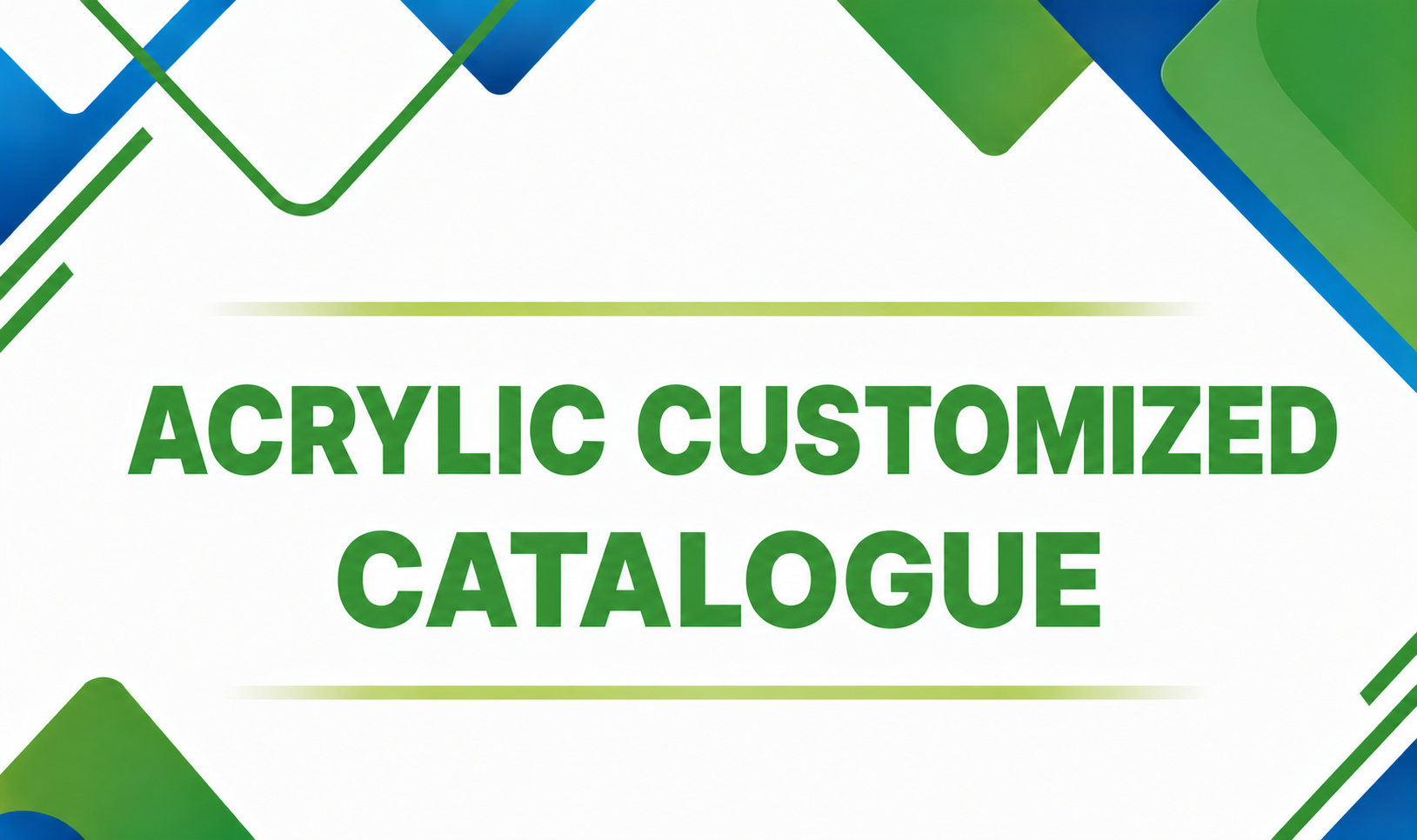Acrylic Customized Catalog